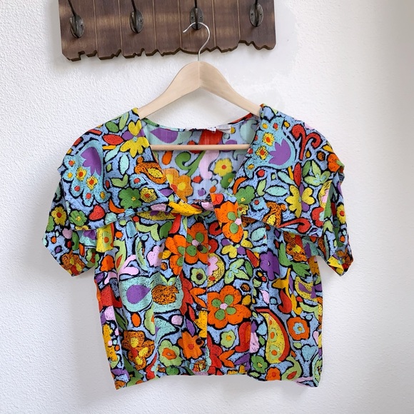 Vintage Tops - SOLD Vintage 80s Crop Top